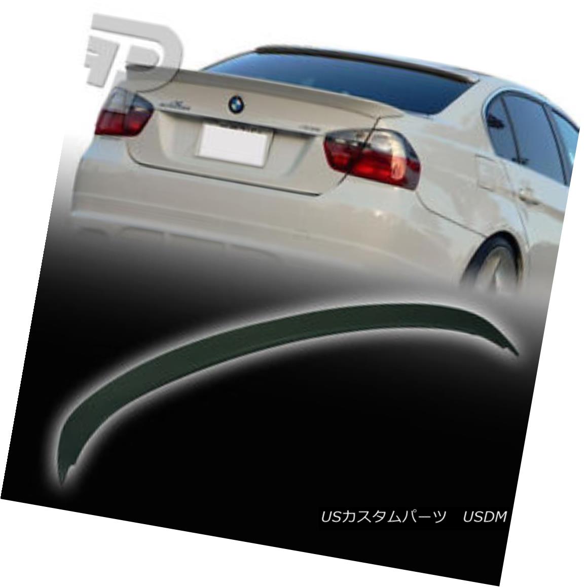 UNPAINTED 3-SERIES BMW E90サルーンAルックブーツウイングTRUNK SPOILER 06-11